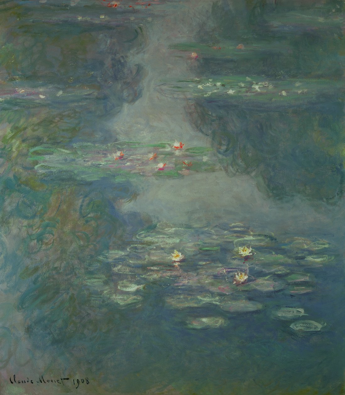 Åkander, 1908 af Claude Monet