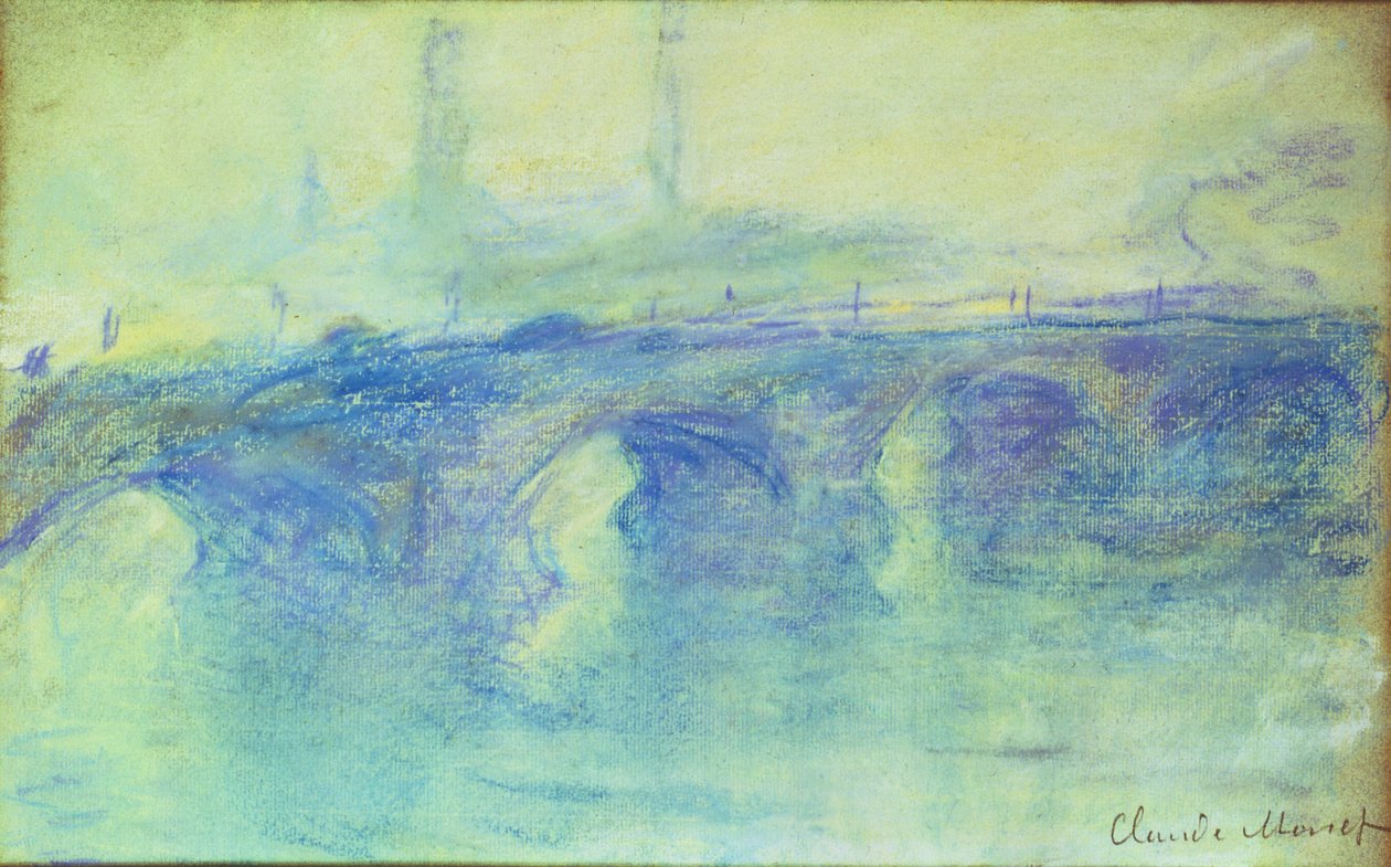 Waterloo Bridge, ca. 1899 af Claude Monet