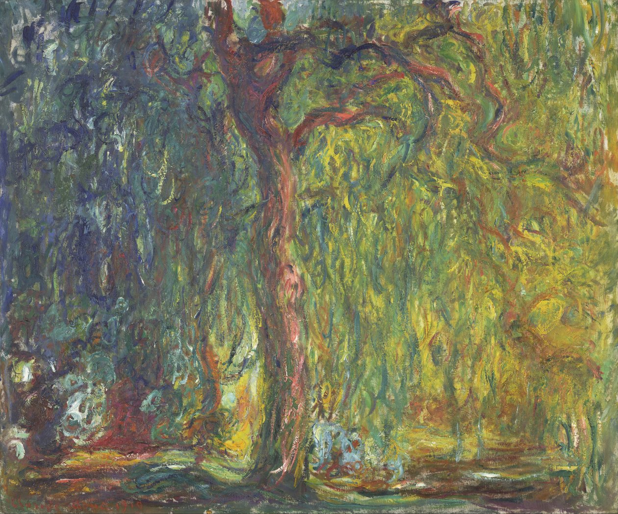 Grædende Pil af Claude Monet