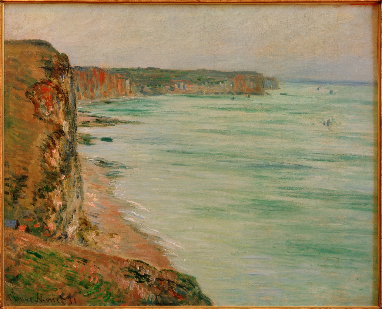 Windstille, Fécamp af Claude Monet