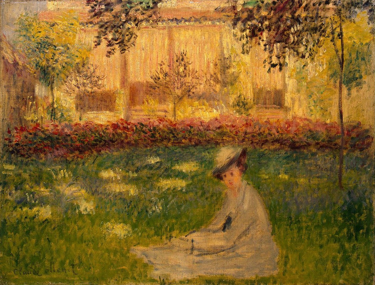 Kvinde i en have af Claude Monet