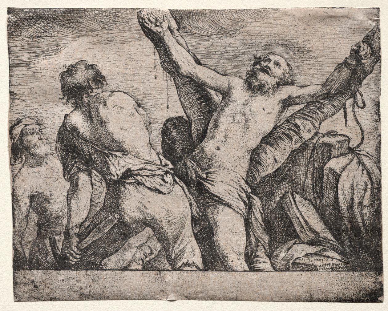St. Andrews martyrium af Claude Vignon