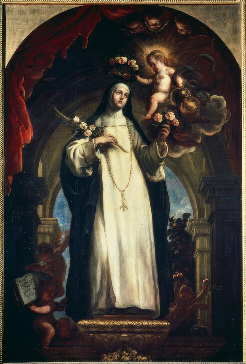 Sankt Rose af Lima af Claudio Coello