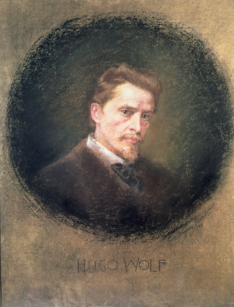 Hugo Wolf (1860-1903), 1902 (pastel) af Clementine Wagner