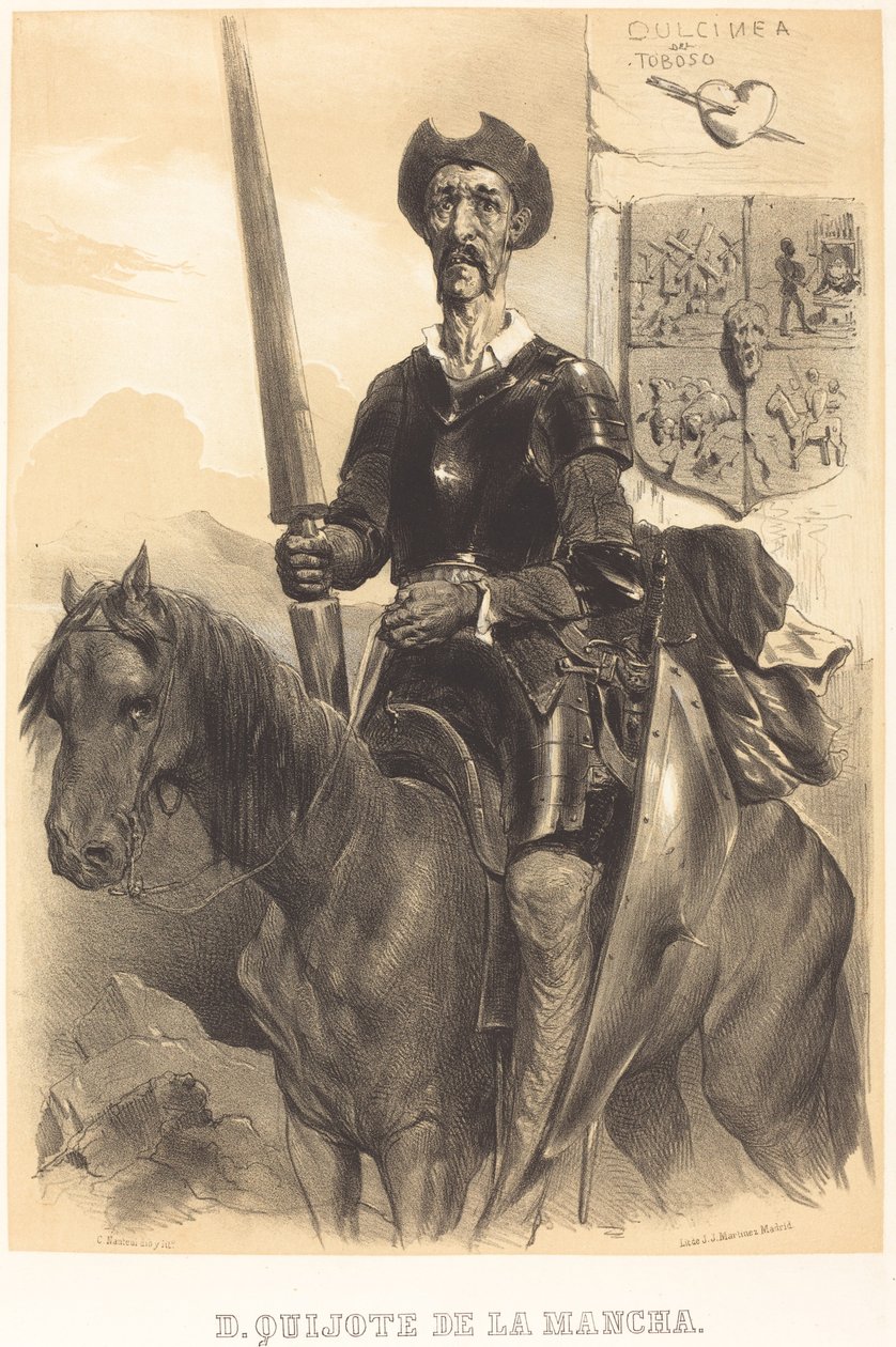 Don Quijote af La Mancha af Célestin Nanteuil