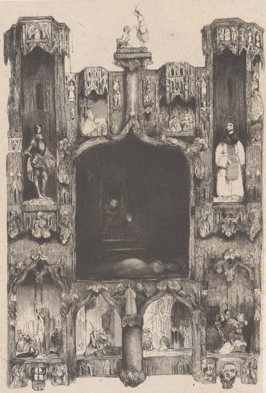 Notre Dame de Paris, 1832. af Célestin Nanteuil