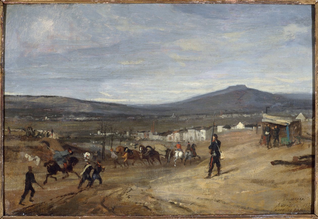Vaugirard under belejringen af Paris af Clément Auguste Andrieux