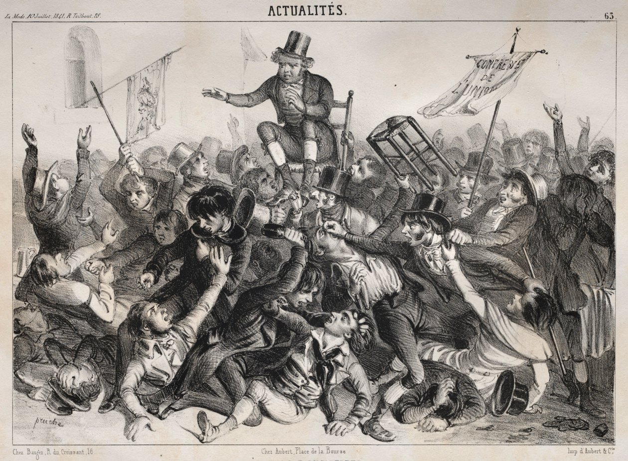 Nyheder: Valg i England, 1841. af Clémente Pruche