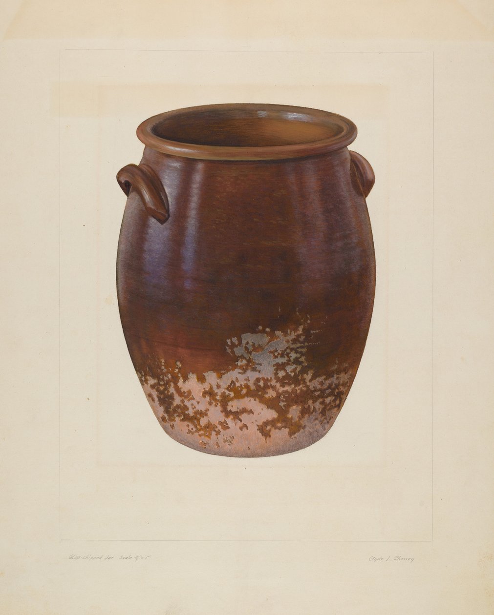 Stor jordkrukke af Clyde L. Cheney