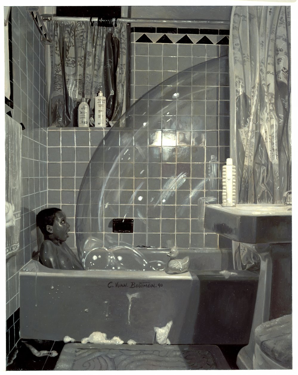 Boy and the Bubble, 1990 af Colin Bootman