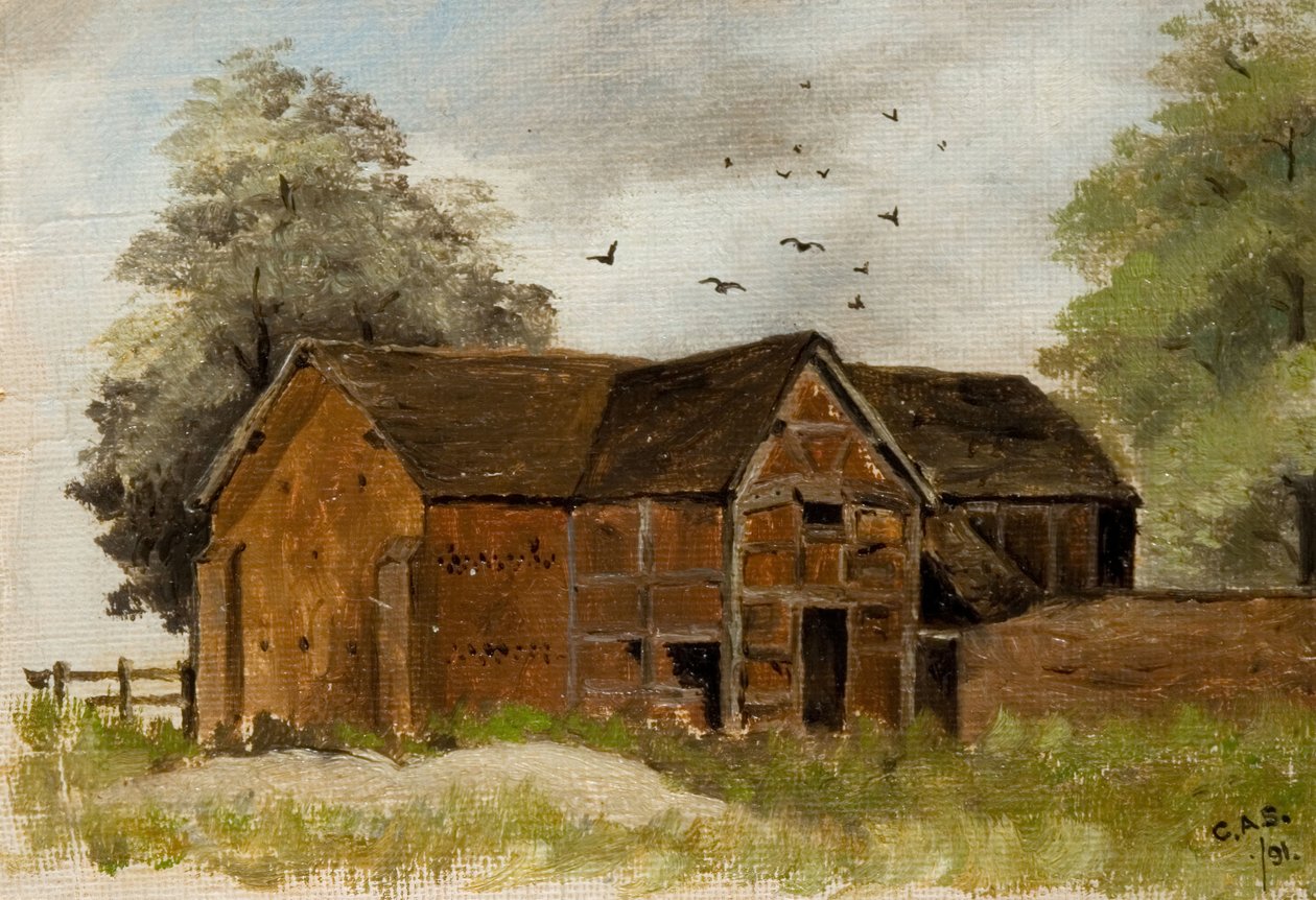 Sheepcote Barn Chapel House Farm, 1891. af Colin A Standley
