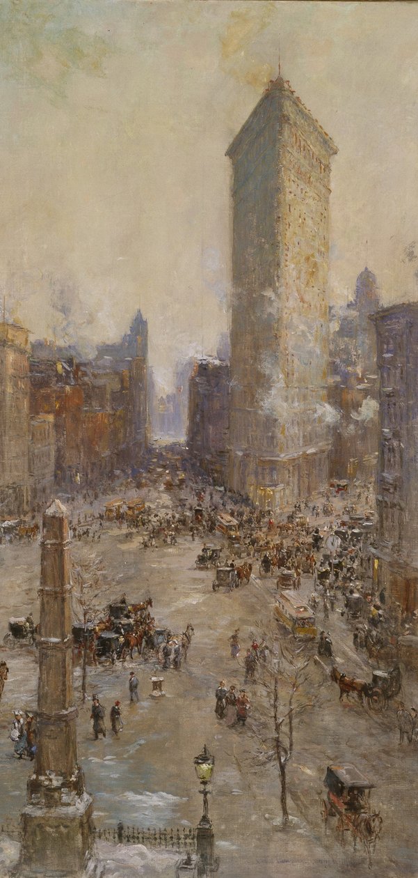 Flatiron bygning af Colin Campbell Cooper