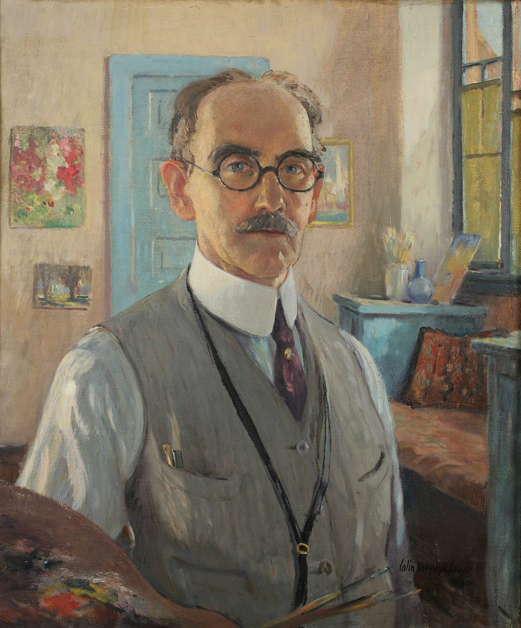Selvportræt af Colin Campbell Cooper