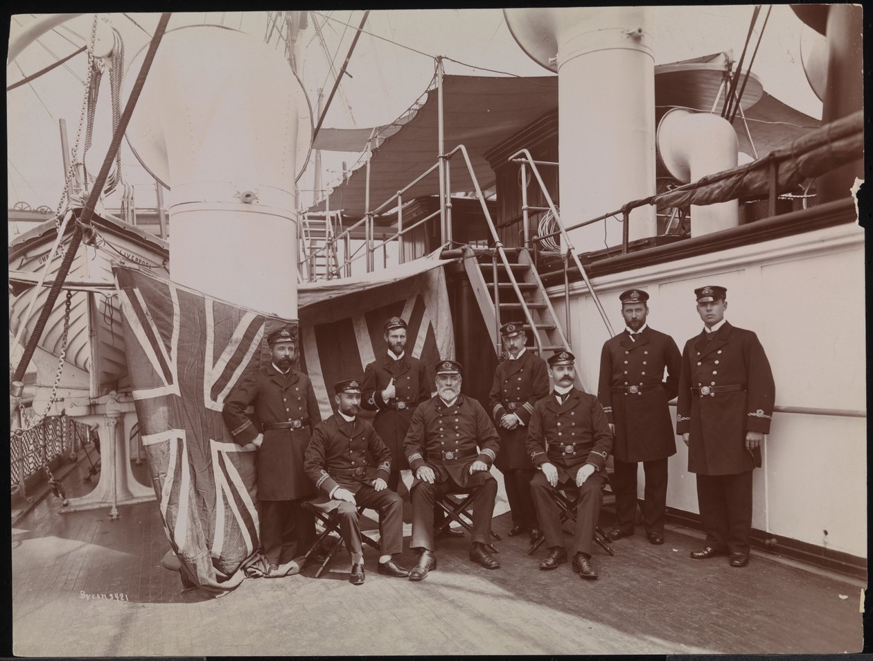 Cunard Line, S.S. "Umbria", ca. 1897 (s/h-foto) af Company Byron