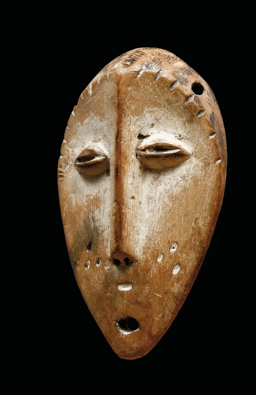 Lega maske (træ) af Congolese Congolese