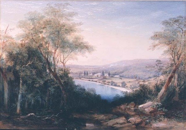 Rose Bay, Sydney af Conrad Martens