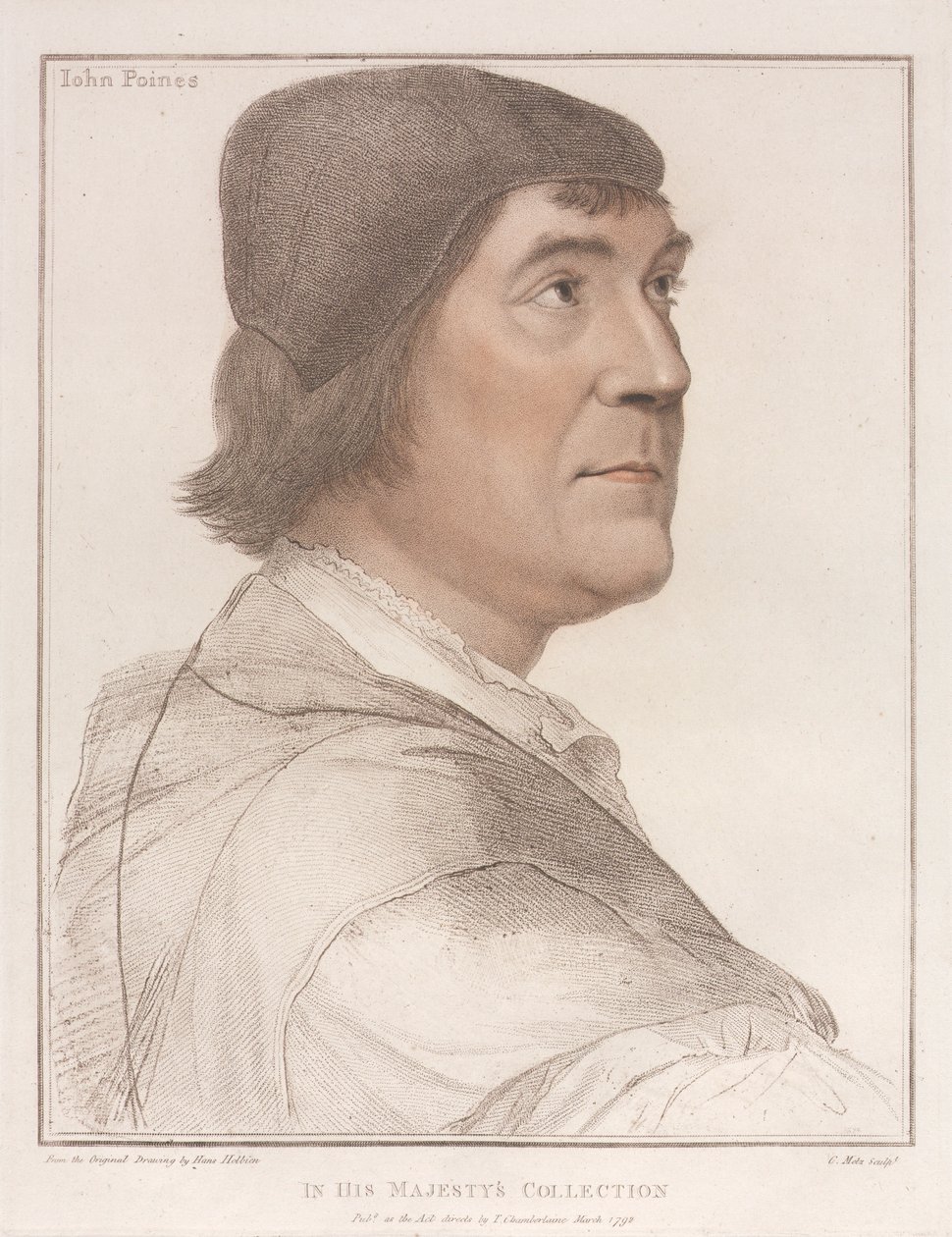 Xoin Punes, 1792. af Conrad Martin Metz