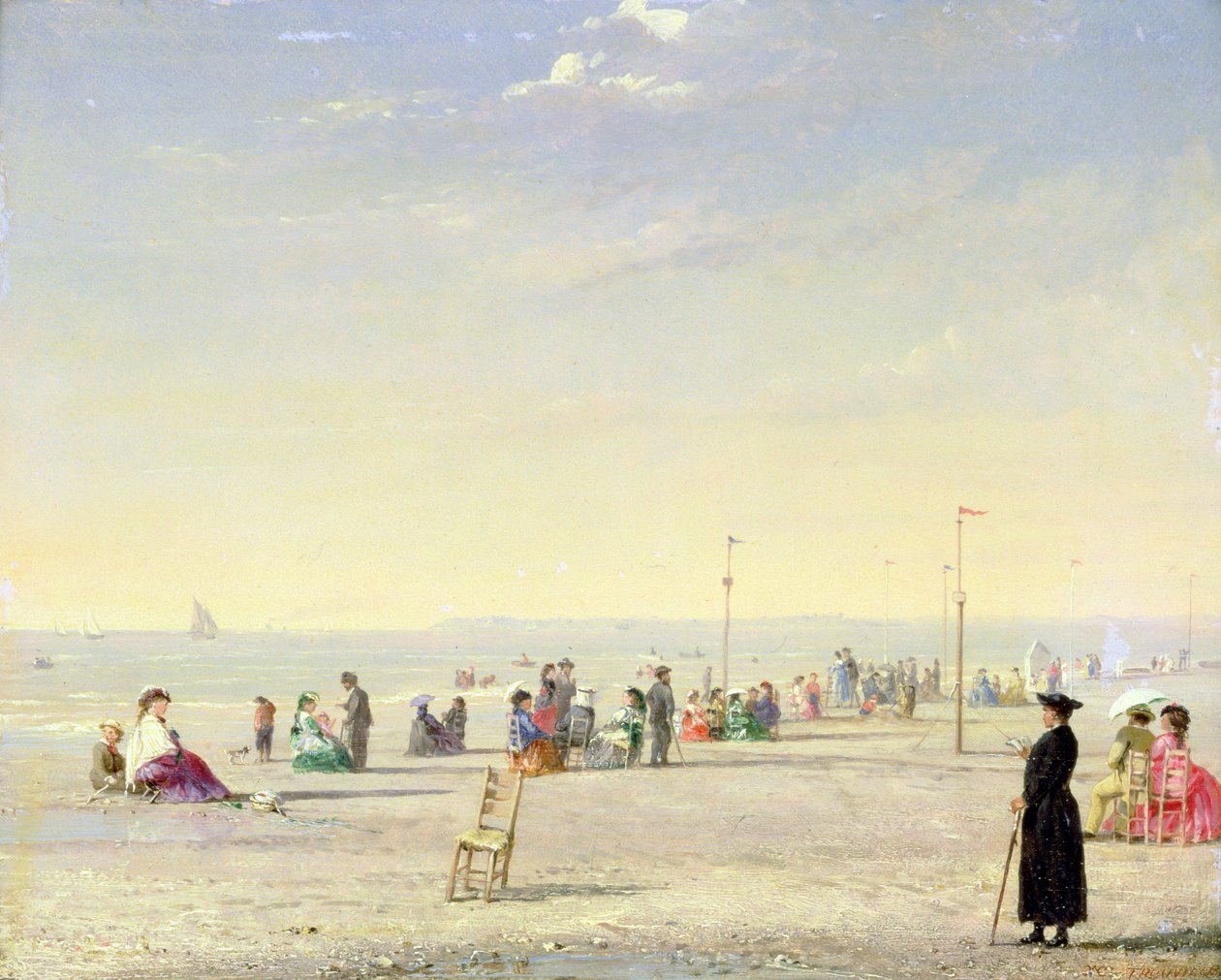 Trouville af Conrad Wise Chapman