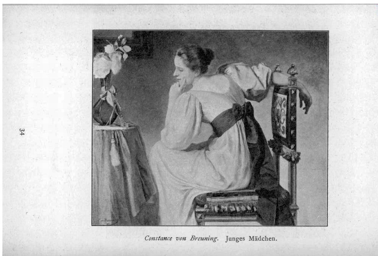 Ung pige af Constance von Breuning