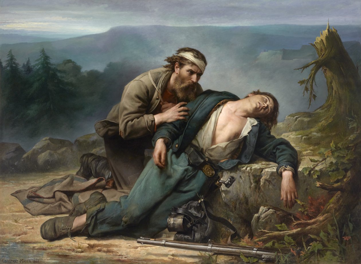 Anerkendelse: Nord og Syd, 1865 af Constant Mayer