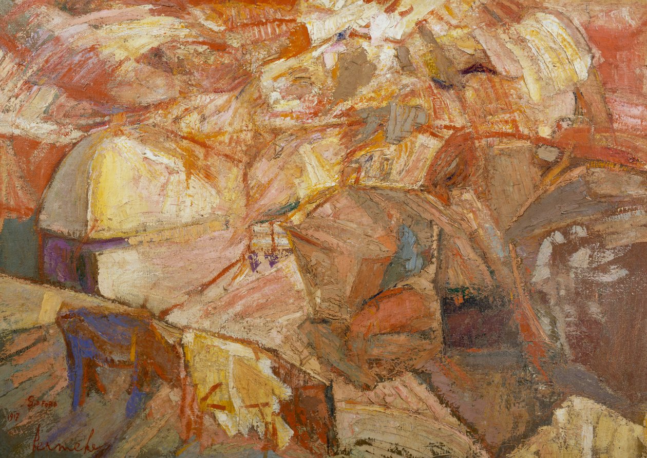 Høstlandskab i Devonshire af Constant Permeke