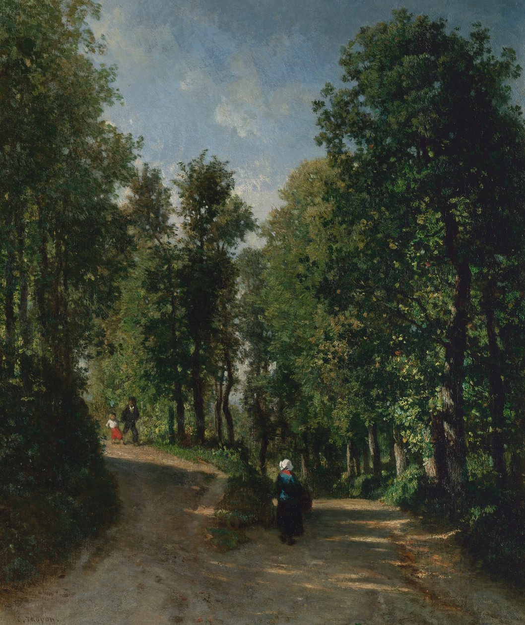 Road in the Woods, midten af 1840