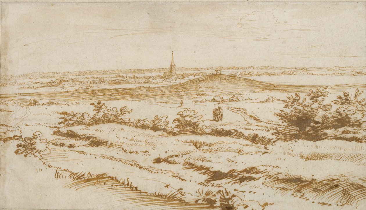 Landskab nær Appeldoorn, 1680 af Constantijn Huygens