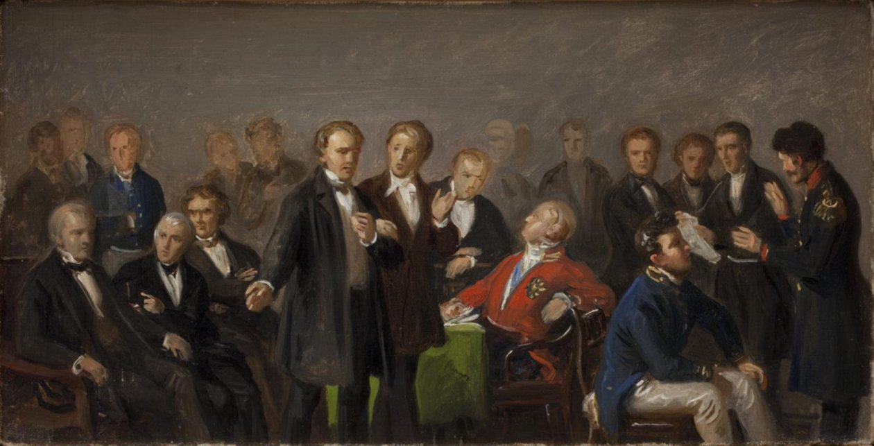 Den grundlovgivende forsamling af Constantin Hansen