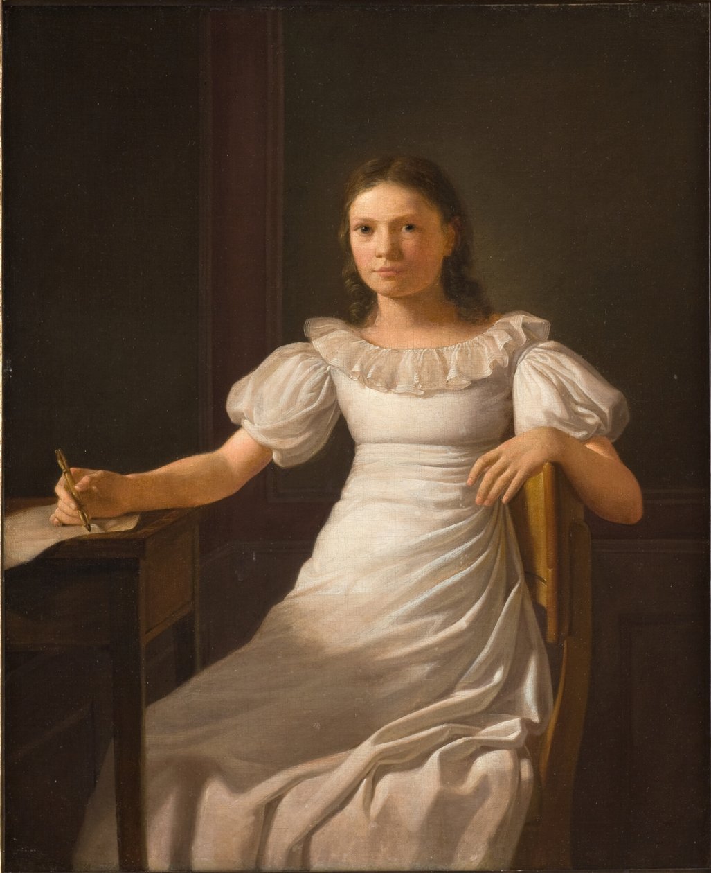 Kunstnerens søster Alvilde af Constantin Hansen