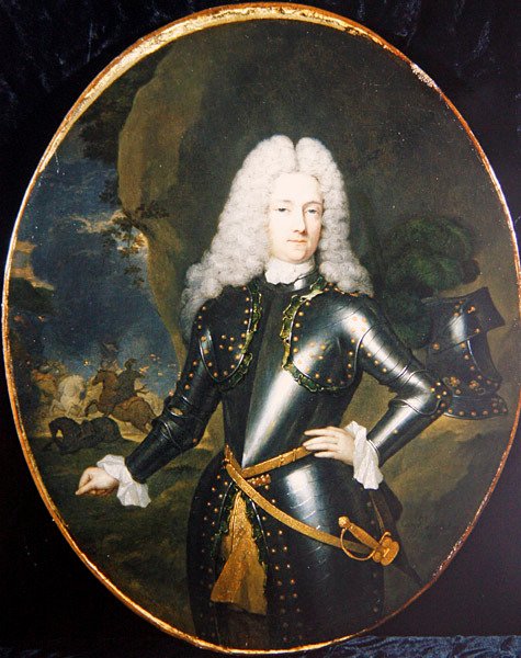 Portræt af baron Willem van Zoutelande af Constantin Netscher