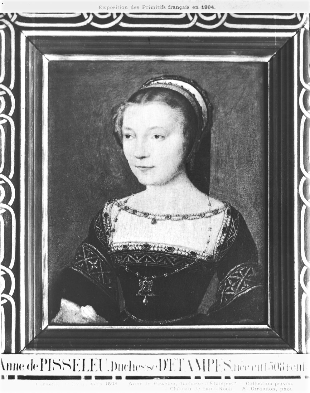 Anne de Pisseleu (1508-80) hertuginde af Etampes, ca.1448 af Corneille de Lyon