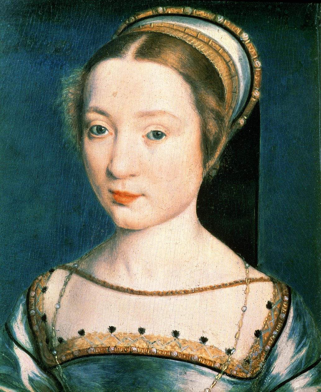 Portræt af dronning Claude (1499-1524) af Corneille de Lyon