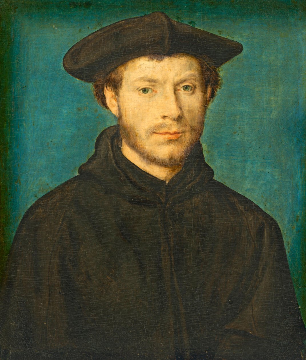 Portræt af en mand, ca. 1536-40 (olie på valnød) af Corneille de Lyon