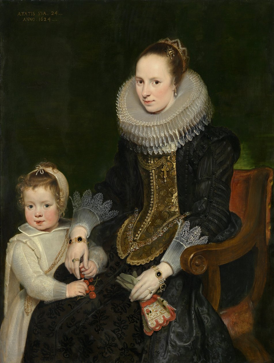 Mor og barn af Cornelis de Vos