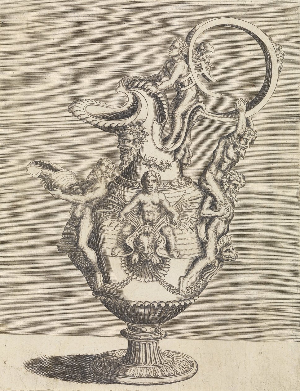 Ewer med håndtag af Cornelis Floris Ii