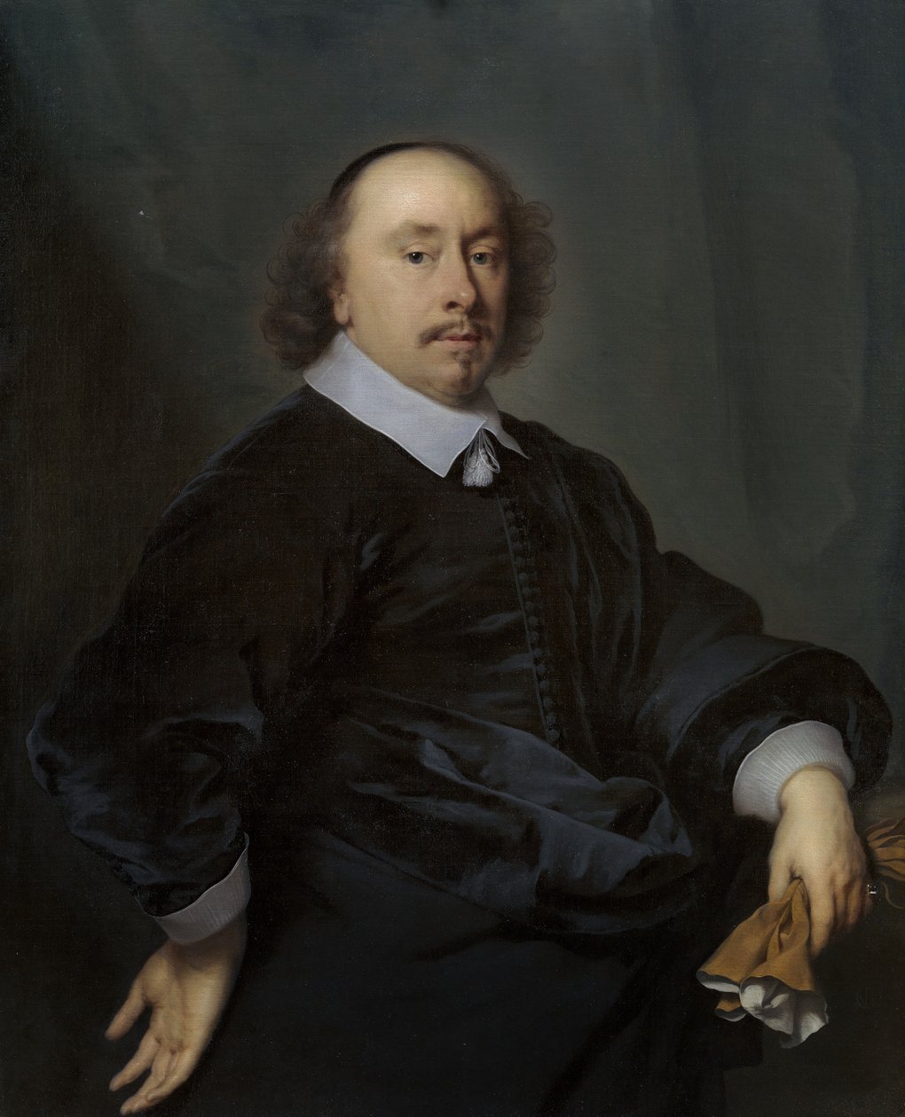 Portræt af en mand af Cornelis Janssens van Ceulen