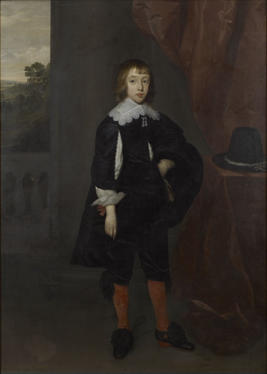 Portræt af Christopher Hatton af Cornelis Janssens van Ceulen