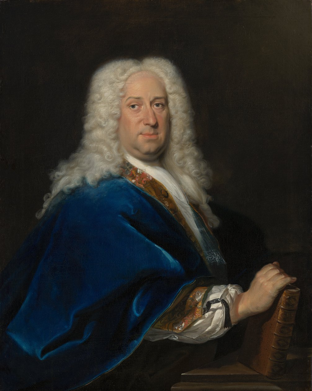 Portræt af en mand af Cornelis Troost