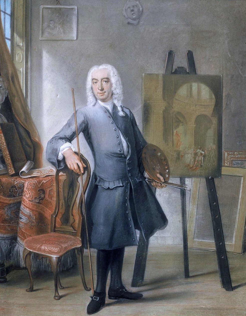 Selvportræt af Cornelis Troost