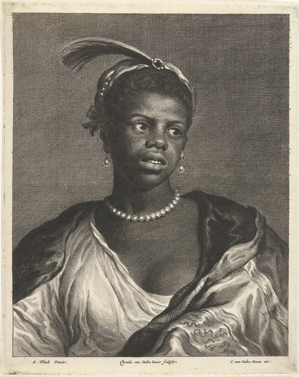 Sort pige af Cornelis van Dalen II