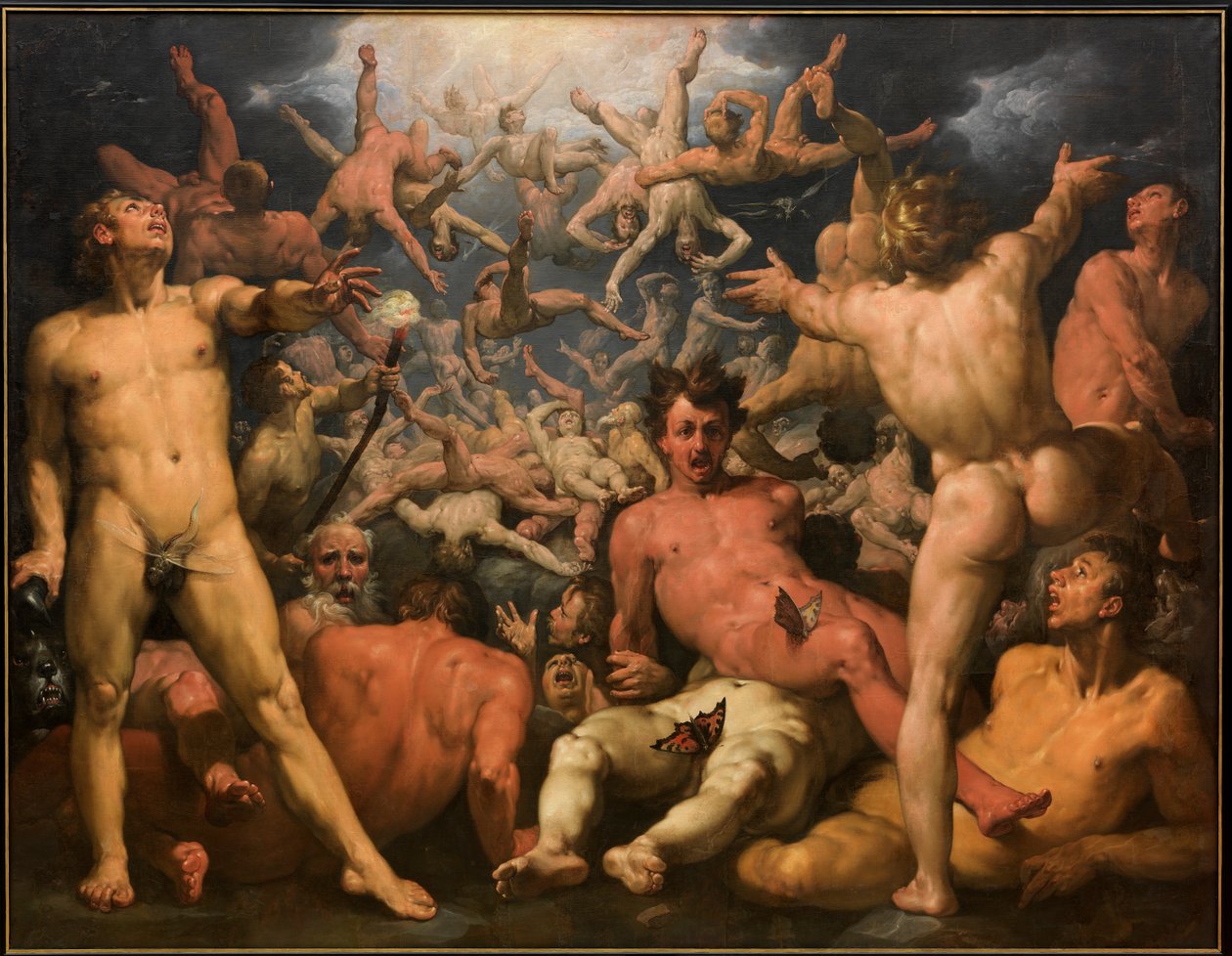 Titanernes fald af Cornelis van Haarlem