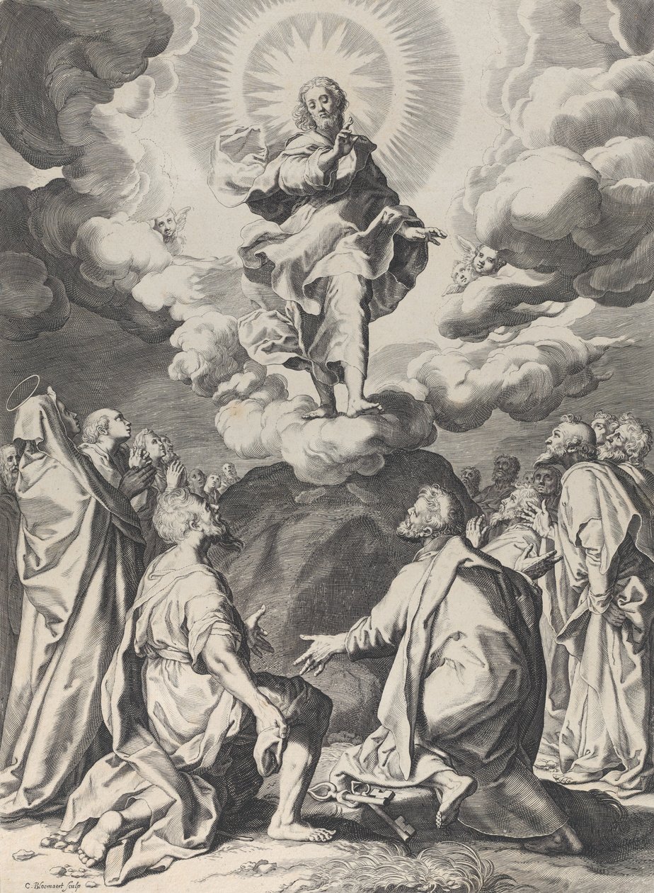 Himmelfart, ca. 1593. af Cornelis Bloemaert