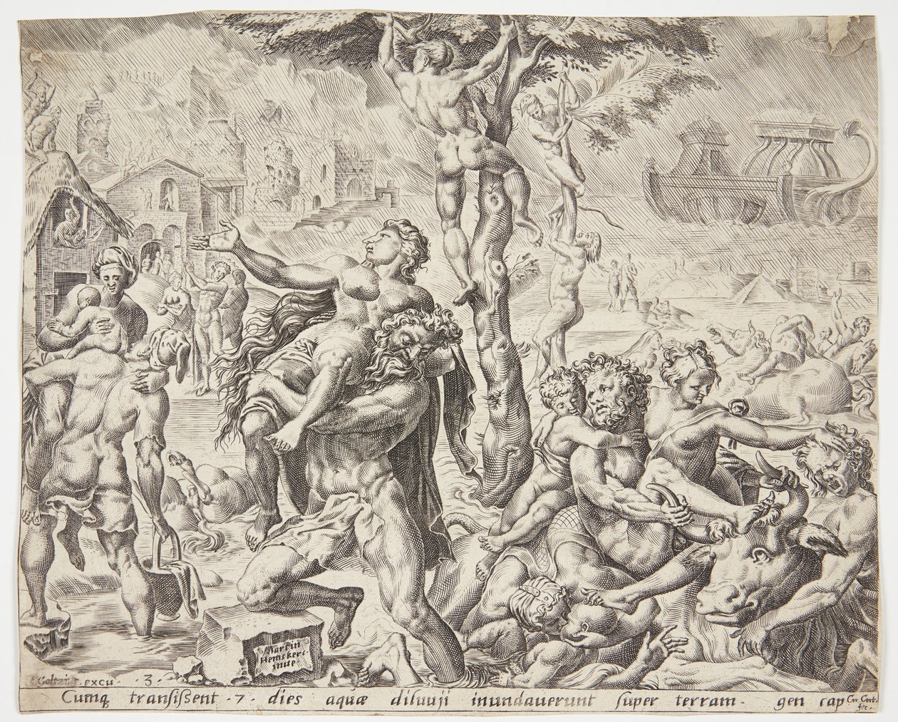 Syndfloden af Cornelis Cort