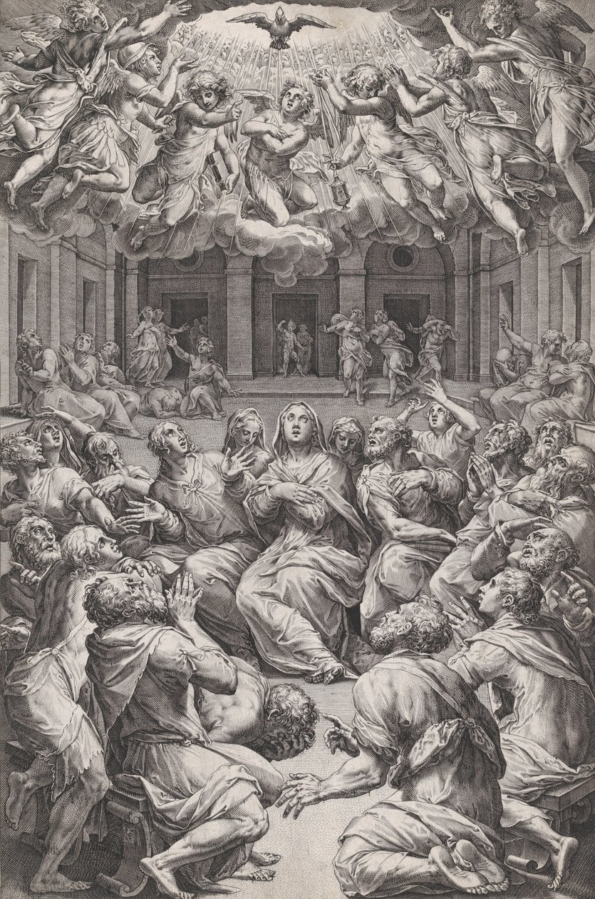 Pinsen, 1574. af Cornelis Cort