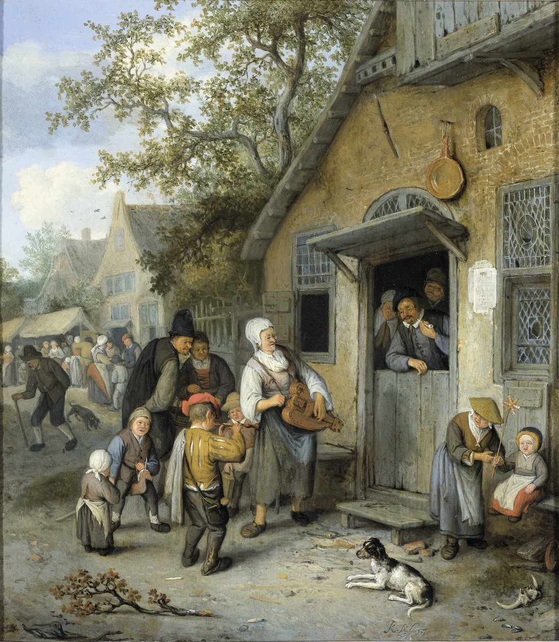 Land Kermis af Cornelis Dusart