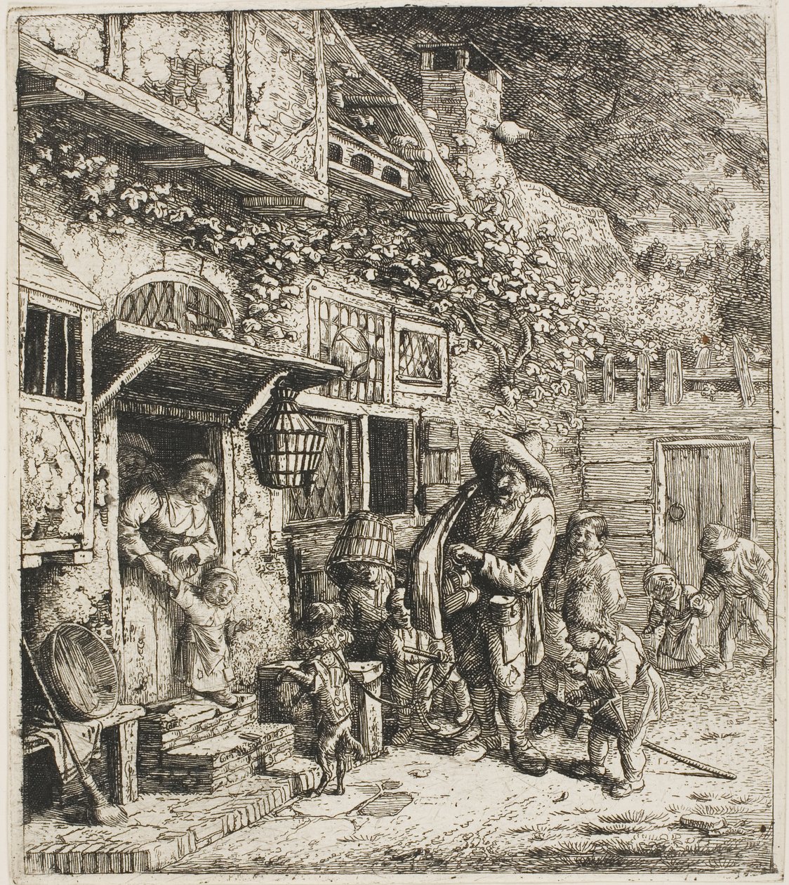 Den dansende hund af Cornelis Dusart
