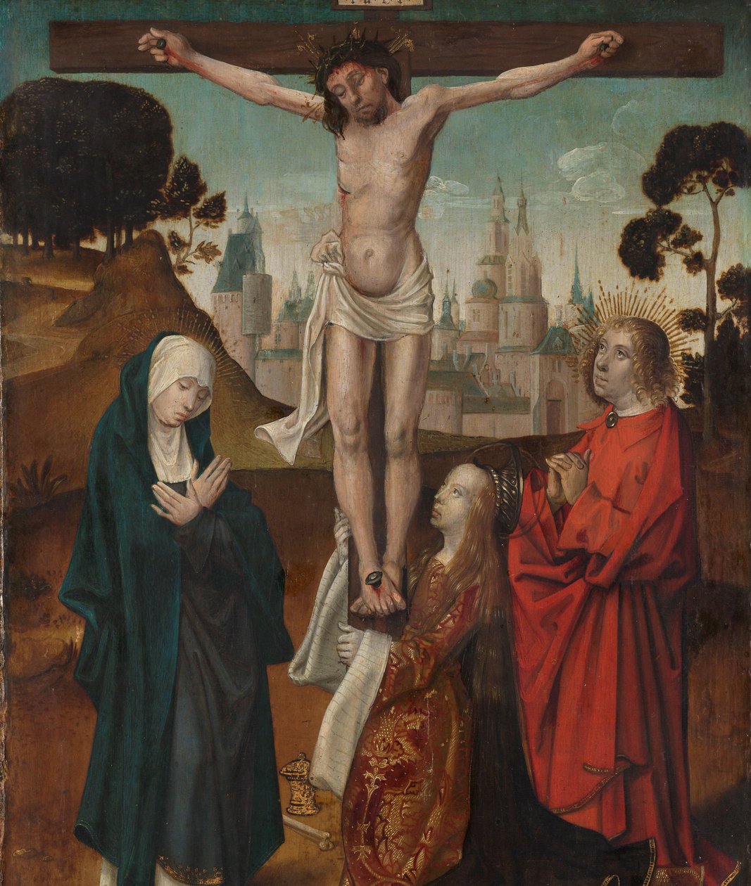 Korsfæstelse af Cornelis Engebrechtsz (circle of)