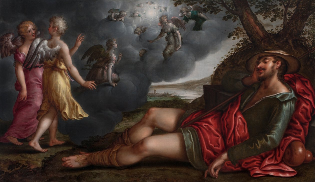 Jakobs drøm af Cornelis Jacobsz