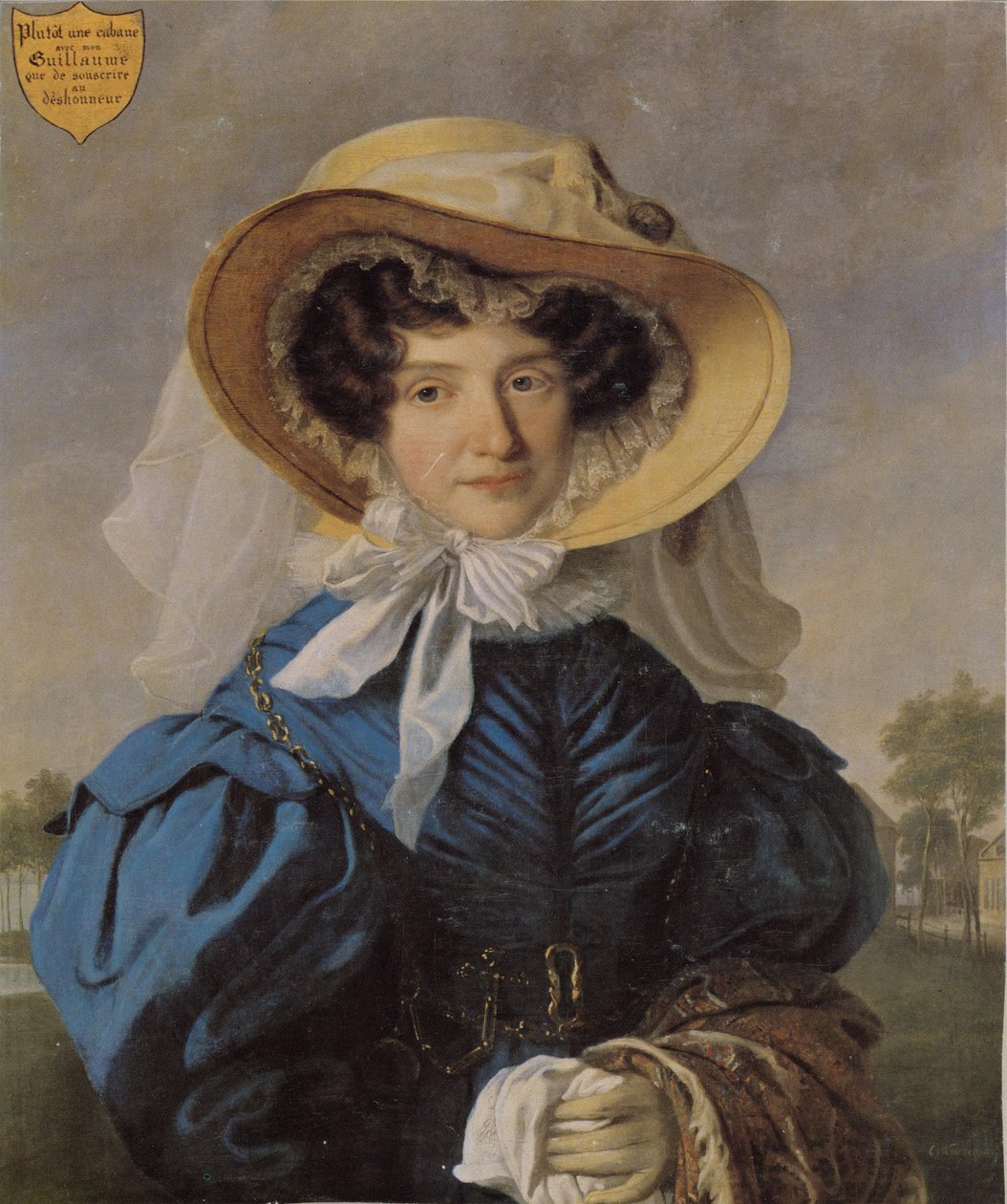 Hollandsk: Dronning Anna Paulowna af Cornelis Kruseman