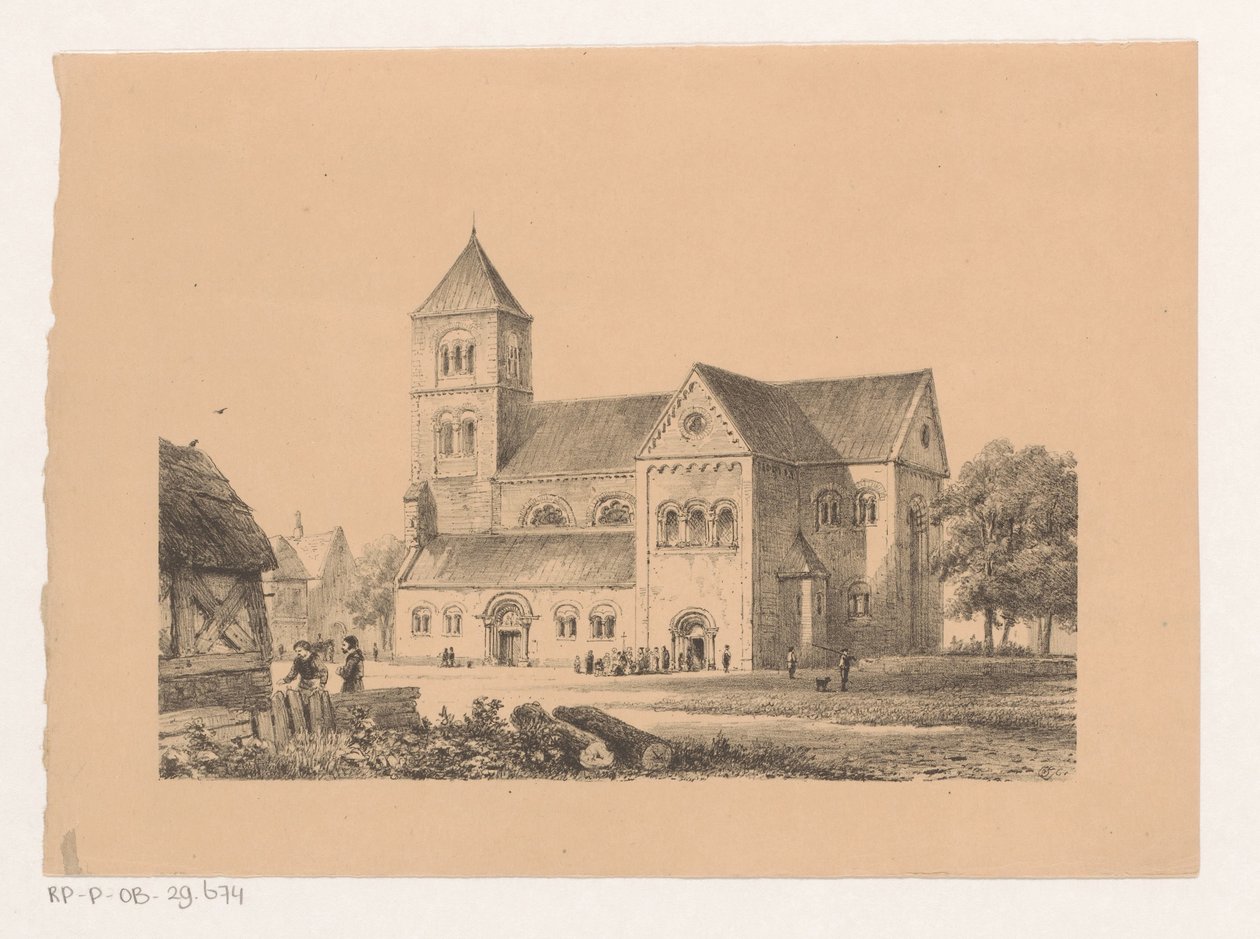 Det tolvte århundredes kirke Kirkebygning 1100-tallet af Cornelis Springer